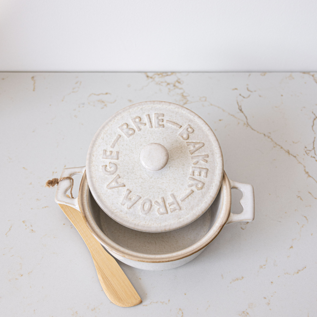 Ceramic Brie Baker Large | By Luxe B Co.