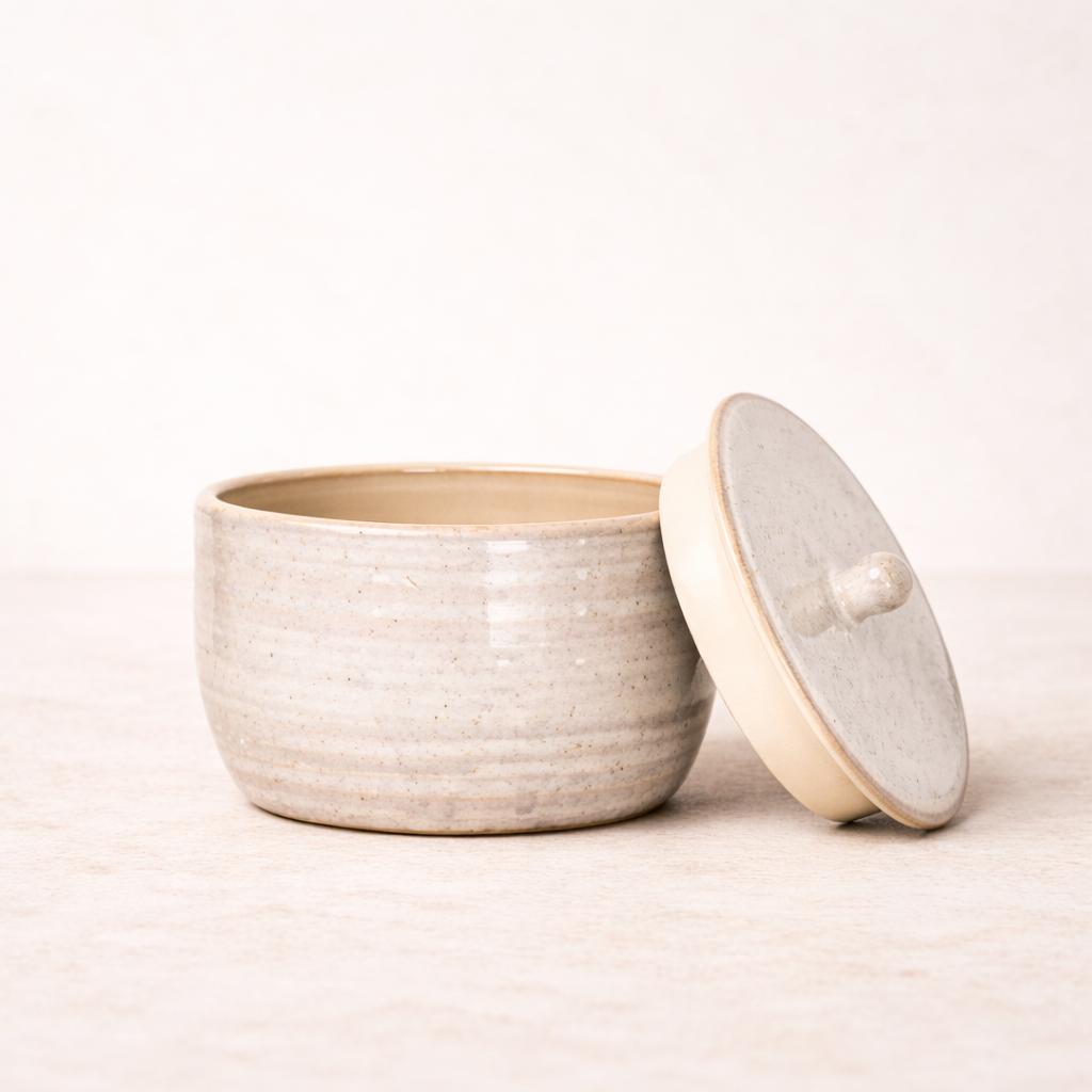 Ceramic Canister Small | By Luxe B Co. 
