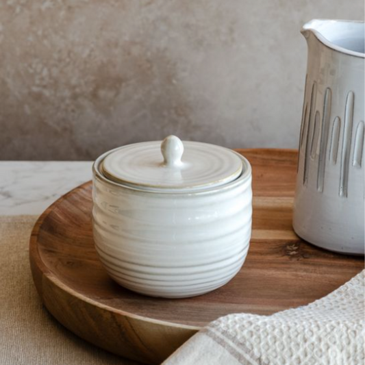 Ceramic Glazed Canister | By Luxe B Co. 