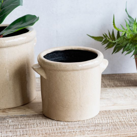 Ceramic Handle Crock | By Luxe B Co. 