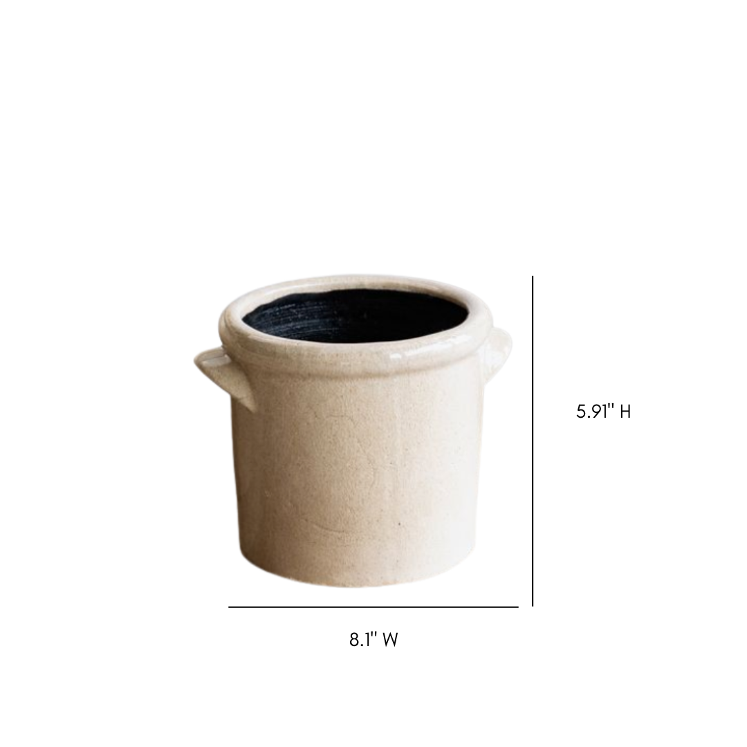 Ceramic Handle Crock | By Luxe B Co. 