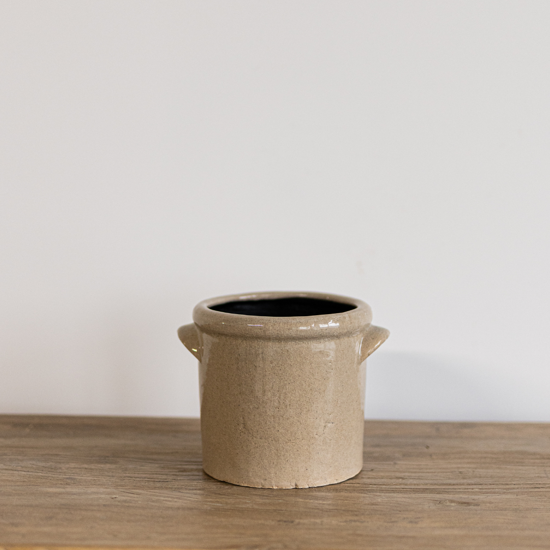 Ceramic Handle Crock | By Luxe B Co. 