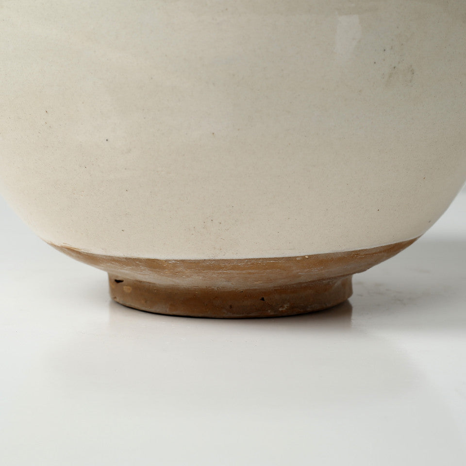 Ceramic Off White Decorative Bowl | By Luxe B Co.