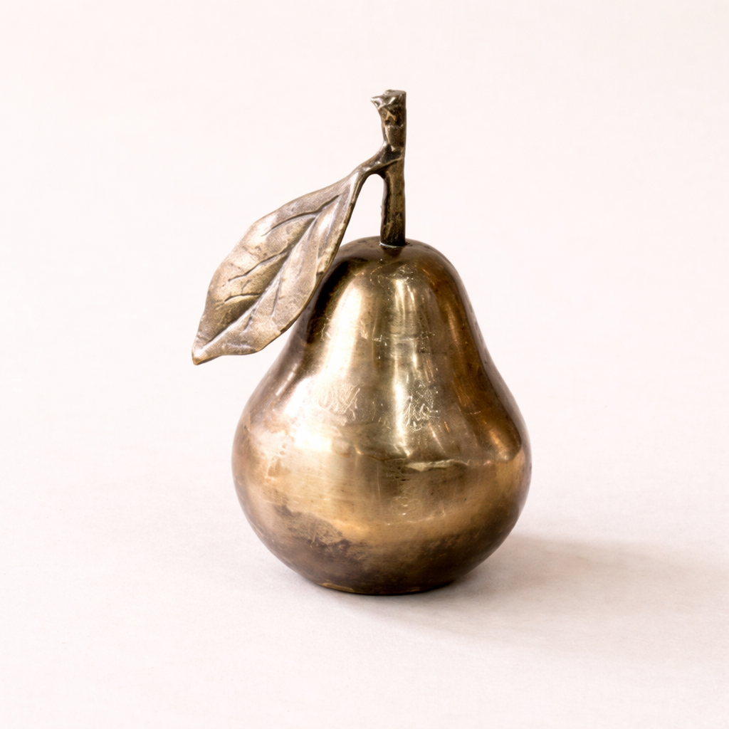 Champagne Decorative Pear | By Luxe B Co. 