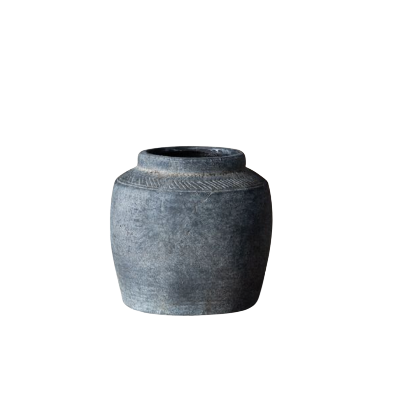 Charcoal Chevron Vase | By Luxe B Co.