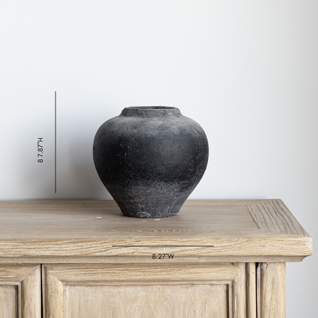 Charcoal Plum Vase | By Luxe B Co.