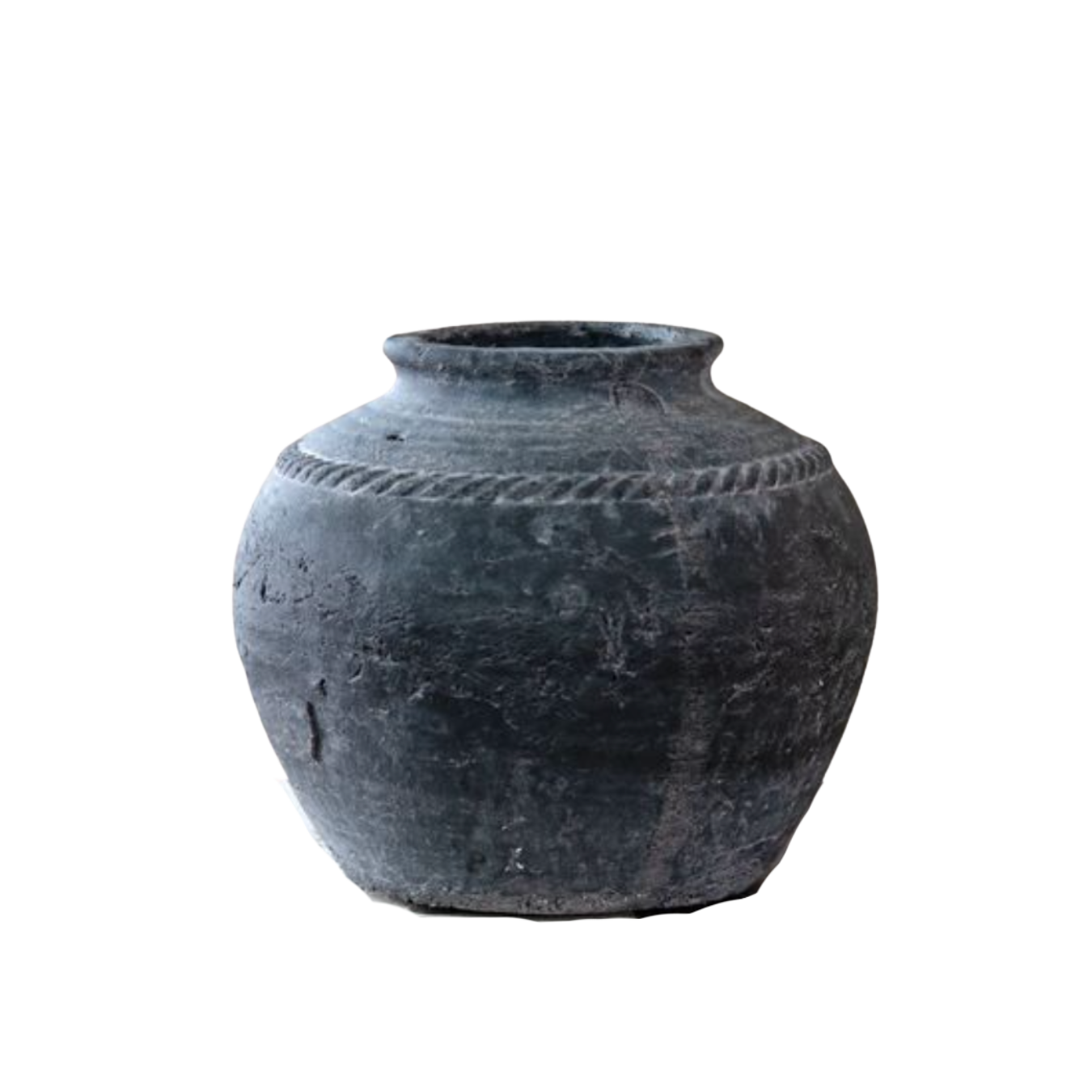 Charcoal Stripe Vase | By Luxe B Co.