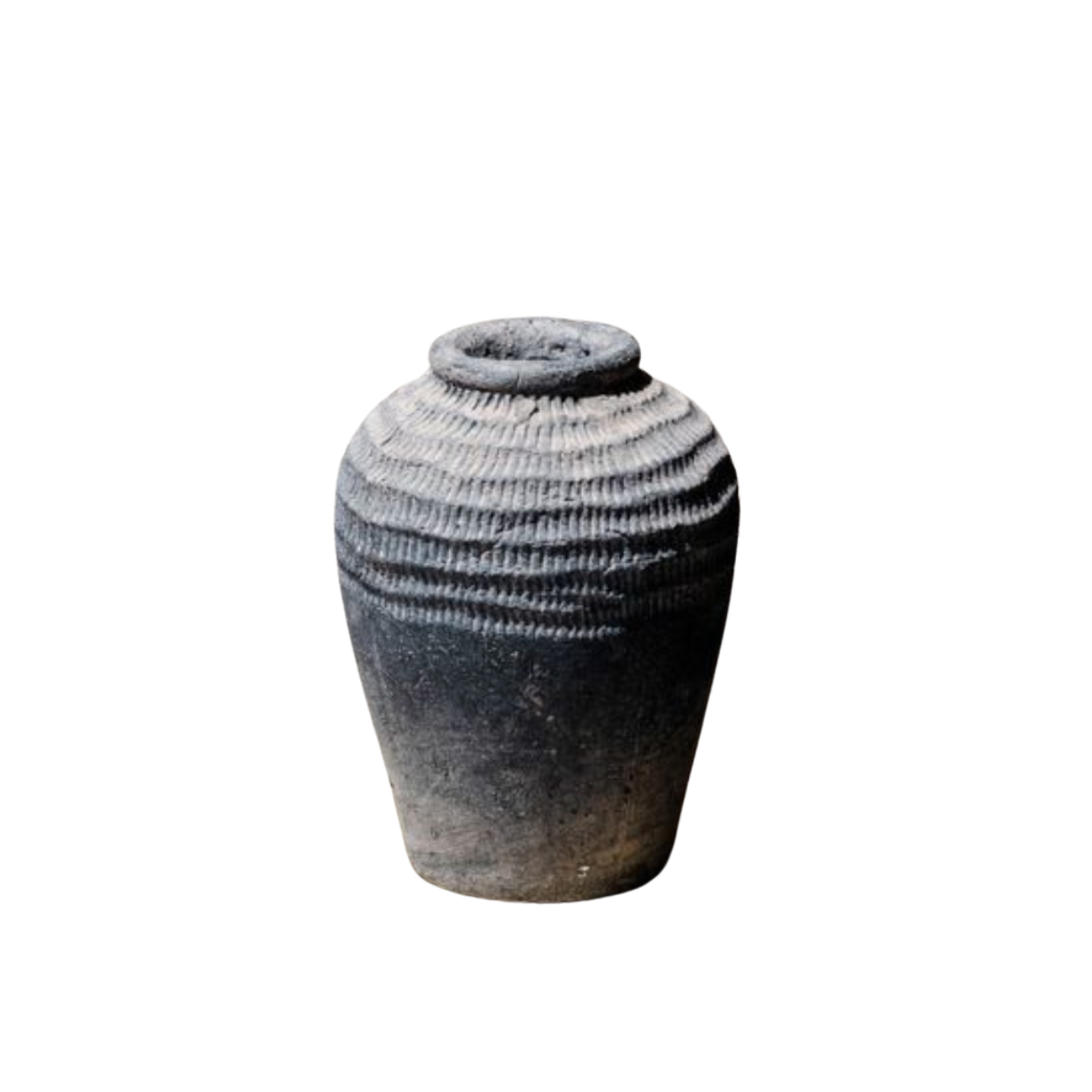 Charcoal Textured Ceramic Vase | By Luxe B Co.