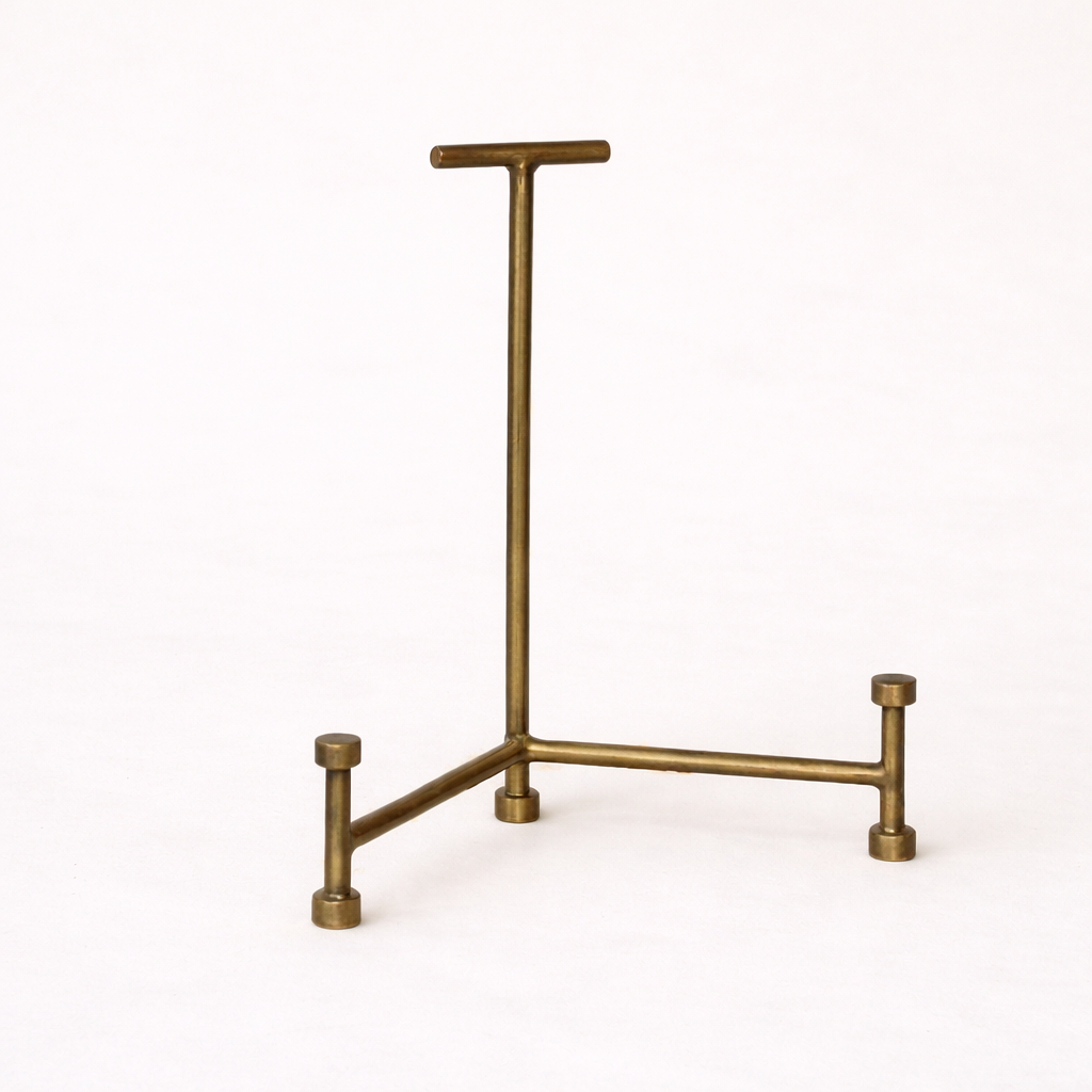 Brass Antique Inspired Footed Easel | By Luxe B Co.