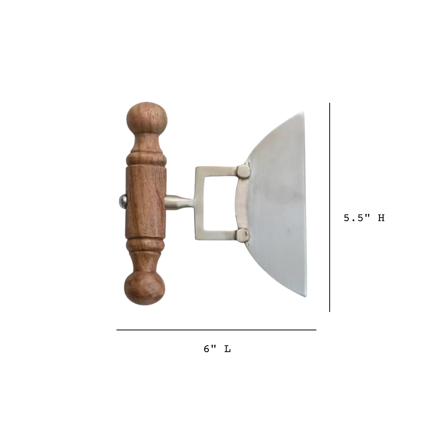 Cheese Knife With Wood Handle | By Luxe B Co.