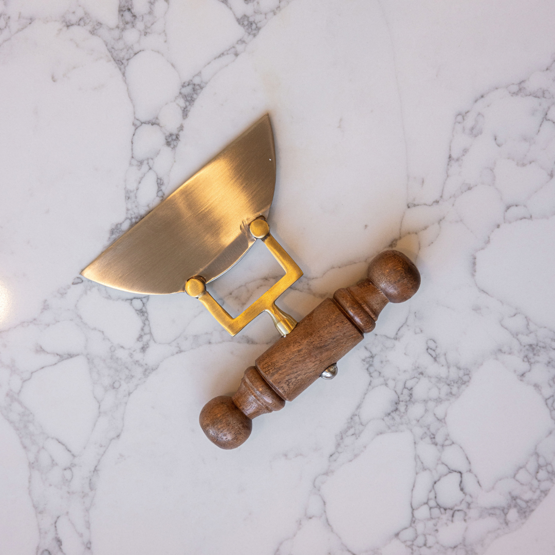 Cheese Knife With Wood Handle | By Luxe B Co.