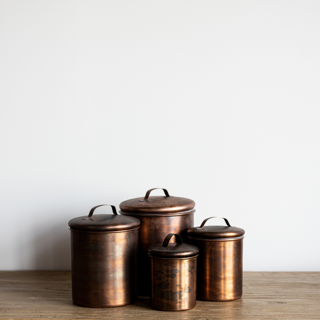 Copper Containers Set | By Luxe B Co.