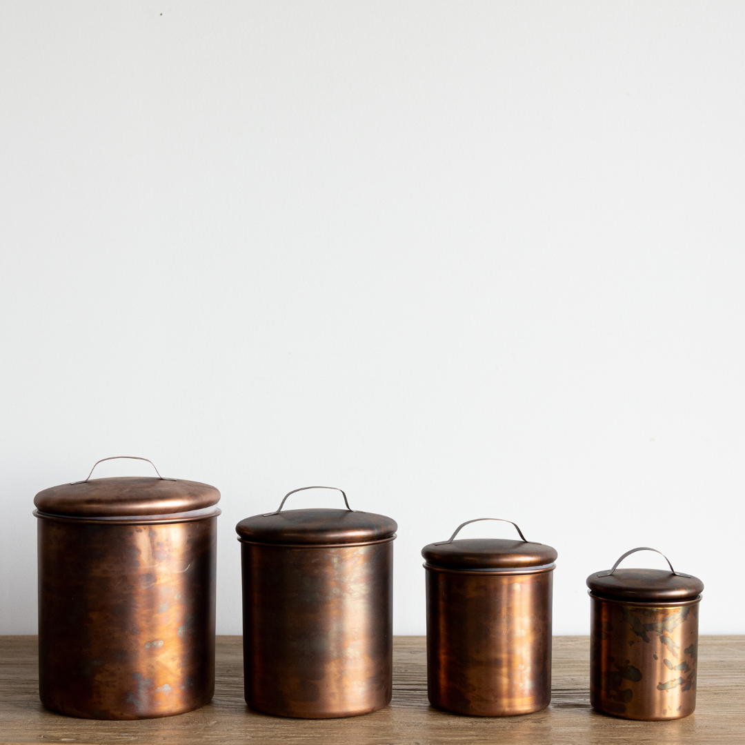 Copper Containers Set | By Luxe B Co.