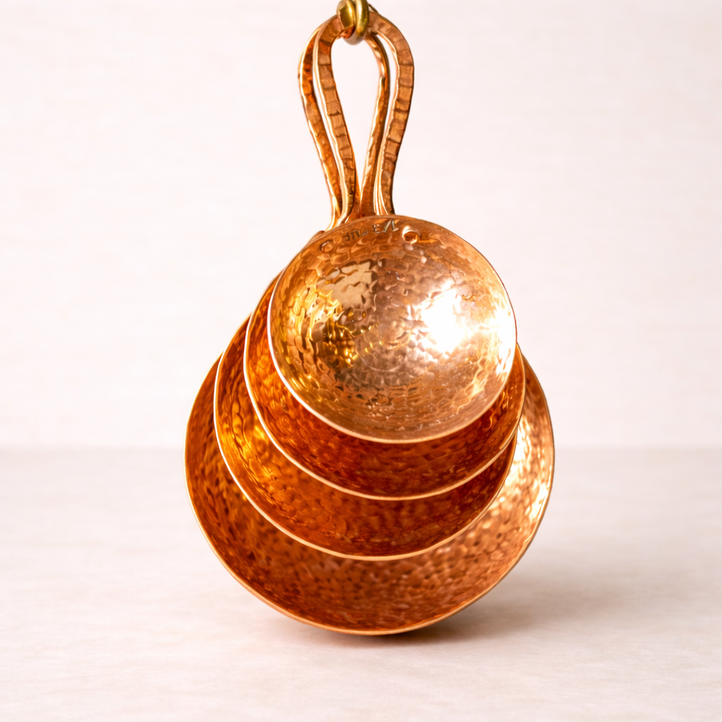 Copper Hammered Measuring Cups | By Luxe B Co.