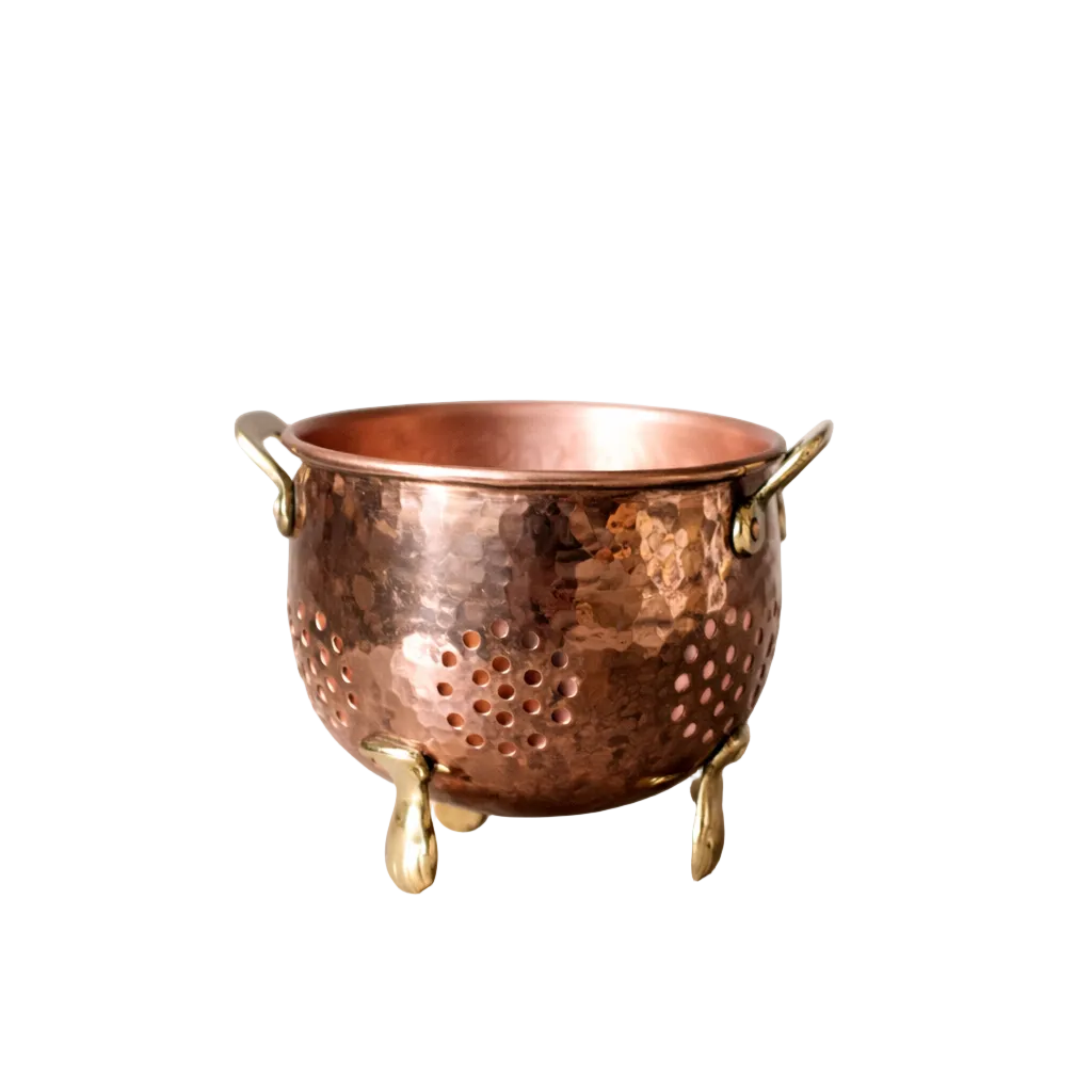 Copper Hammered Strainer | By Luxe B Co. 