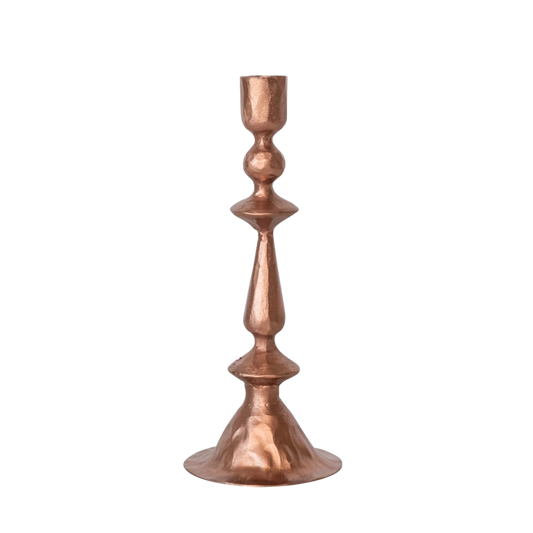 Copper Hand Forged Candle Taper Holder Small | By Luxe B Co.