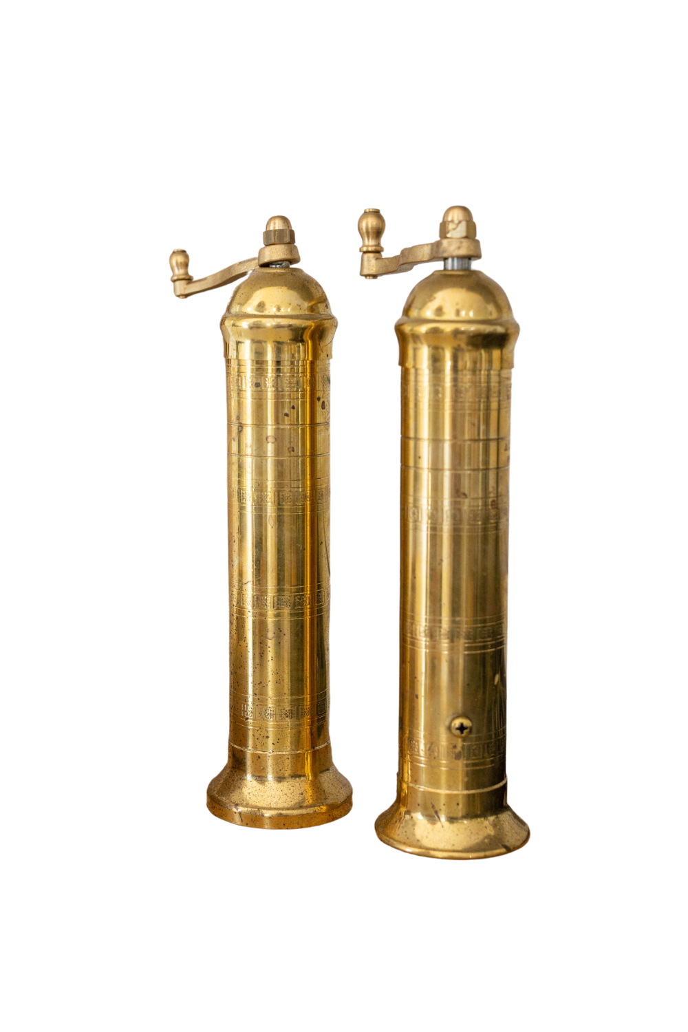 Brass Mill' 9" Salt or Pepper Grinders - Luxe B Co