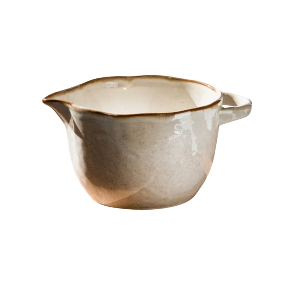 Cream Ceramic Mixing Bowl | By Luxe B Co.