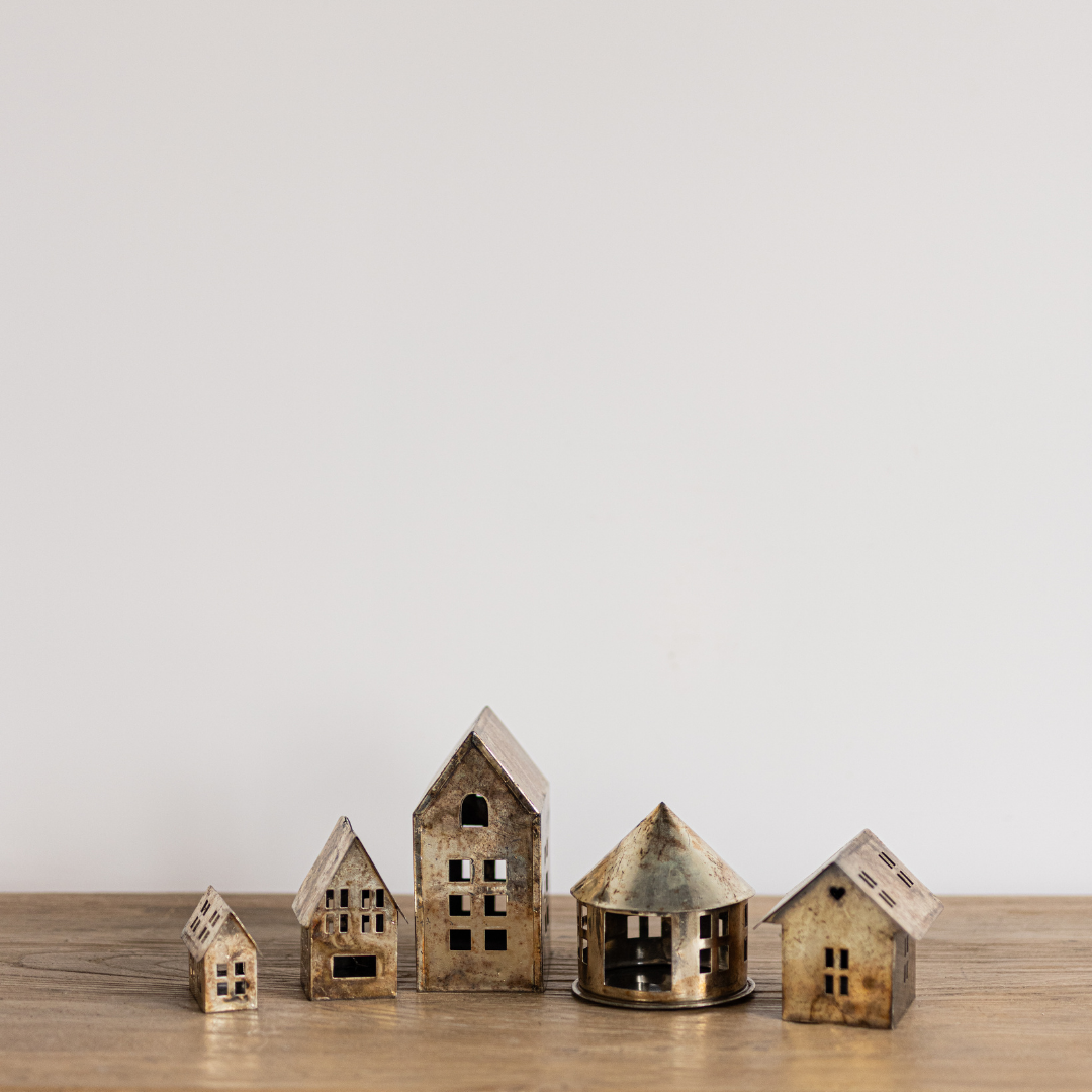 Decorative Tin Houses | By Luxe B Co