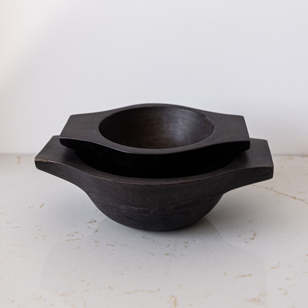 Decorative Wooden Bowl | By Luxe B Co.