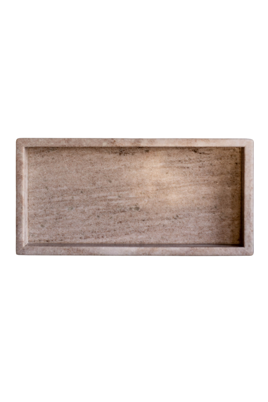 Hand Cut Stone Tray - Luxe B Co