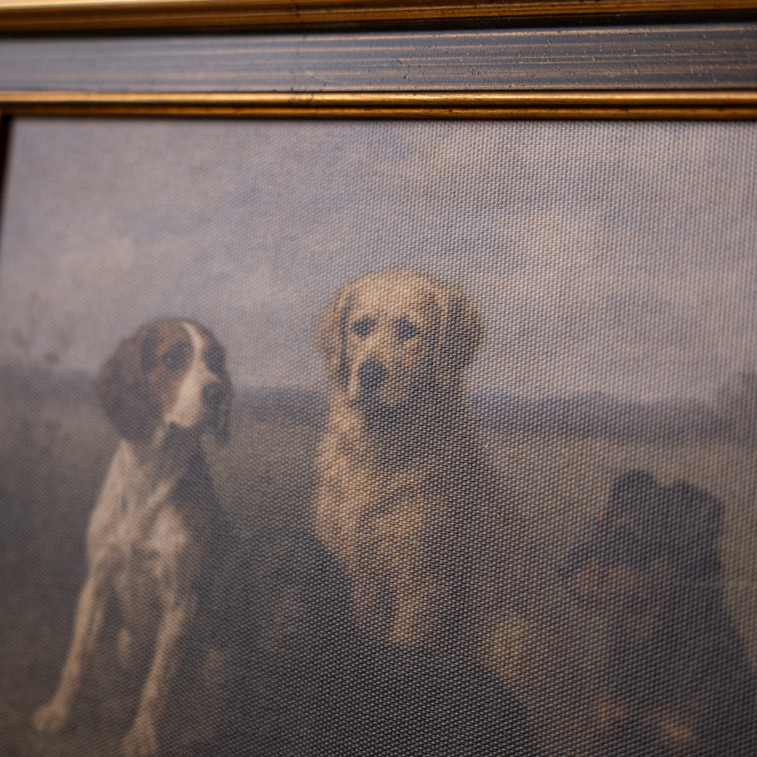Dog Breeds | Antique Inspired Brass Trim Black Framed Art By Luxe B Co.