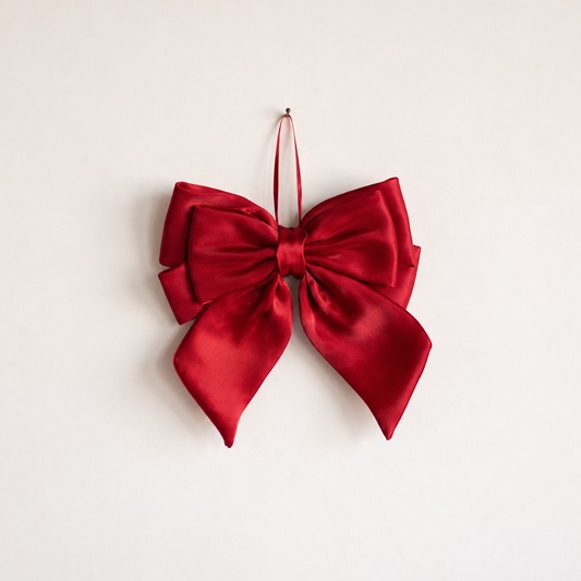 Tulle rouge gros nœud
