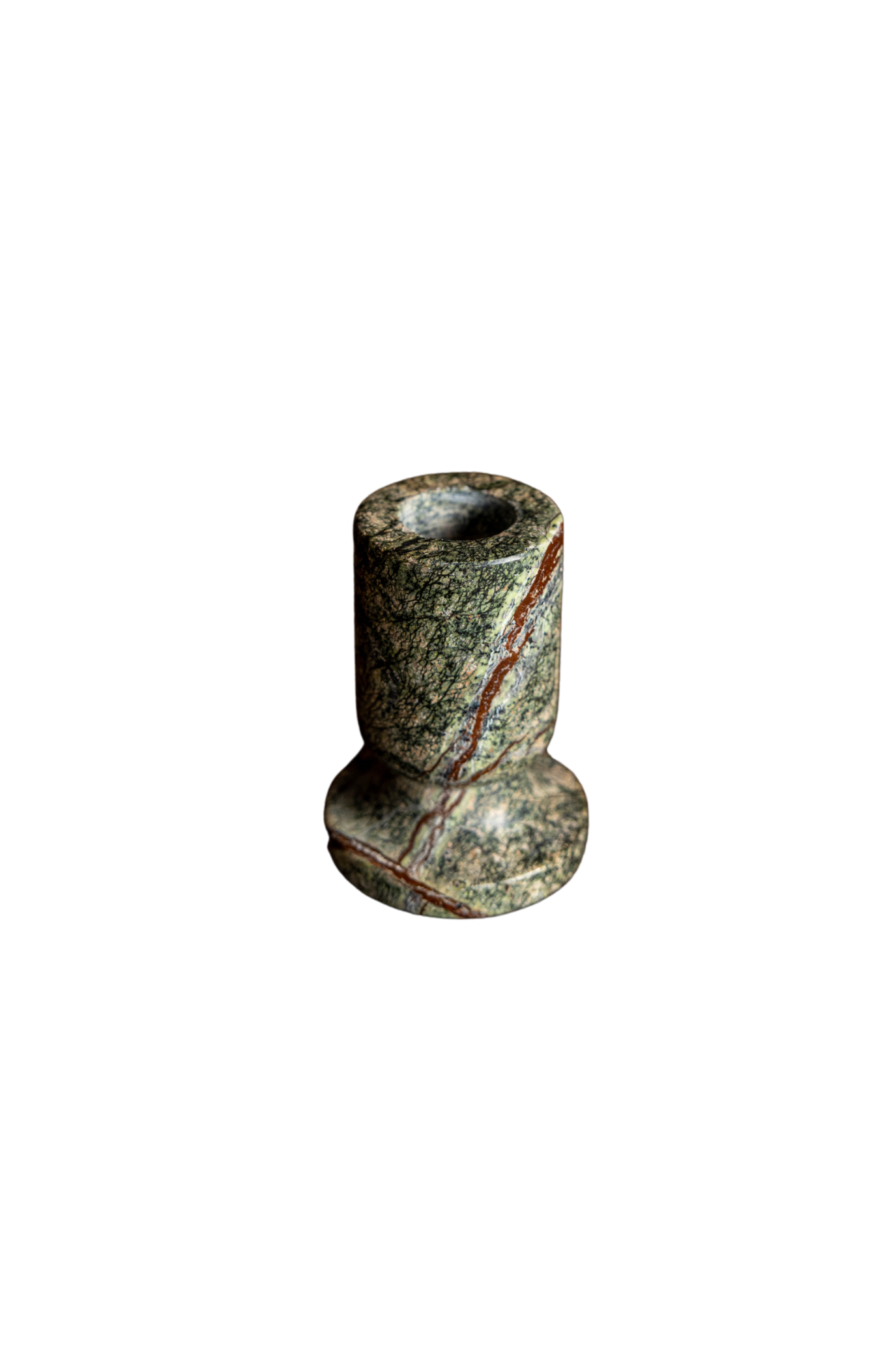 Emerald Marble Tapered Candle Holder | By Luxe B Co. 