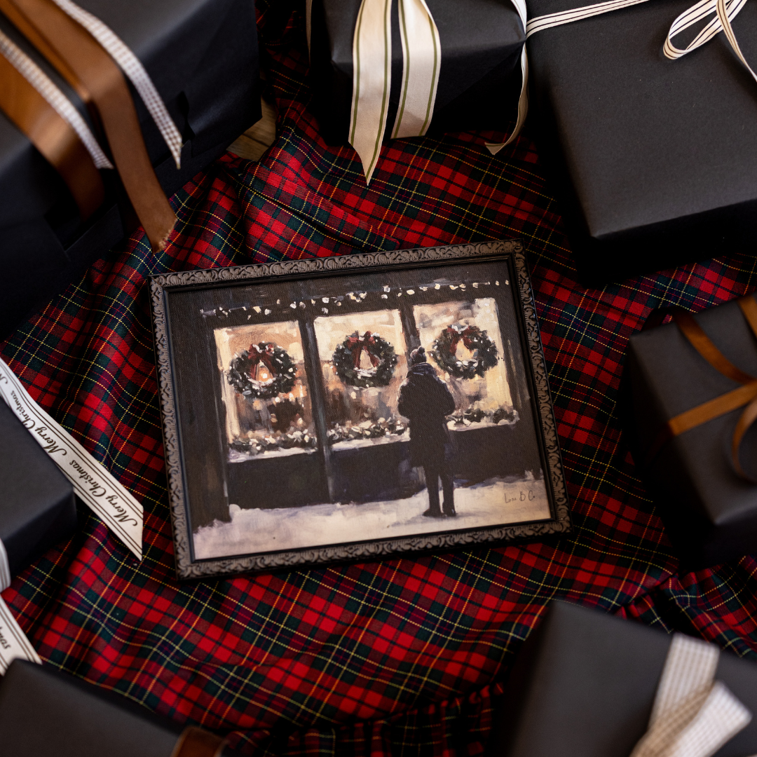 Festive Emporium | Antique Inspired Black Mould Framed Art