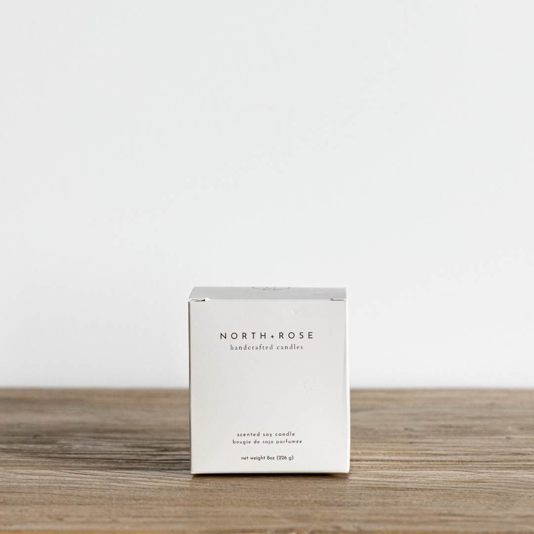 Fireside Soy Wax Candle with Wood Wick | By Luxe B Co.