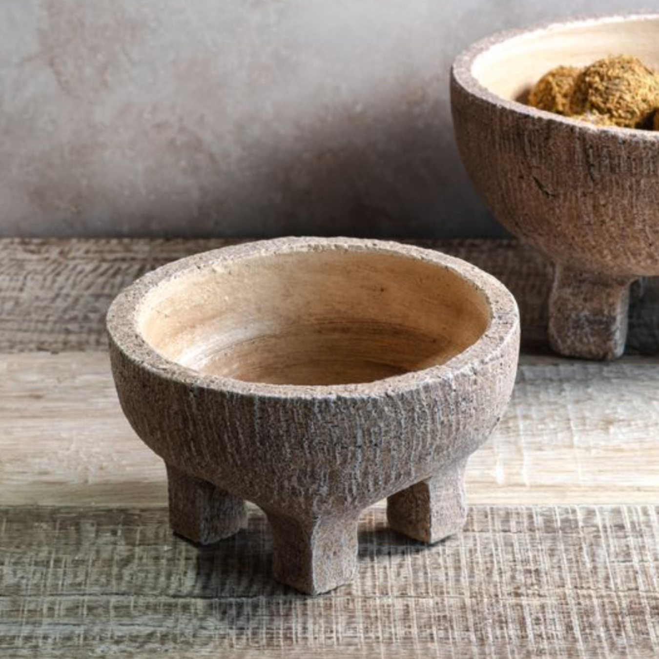 Footed Terracotta Bowl | By Luxe B Co.