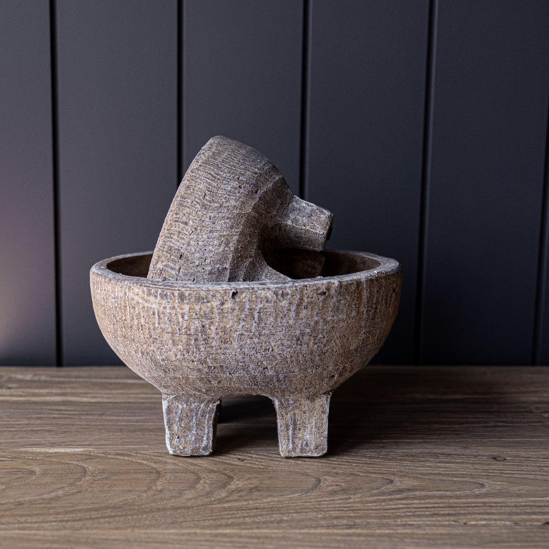 Footed Terracotta Bowl | By Luxe B Co.