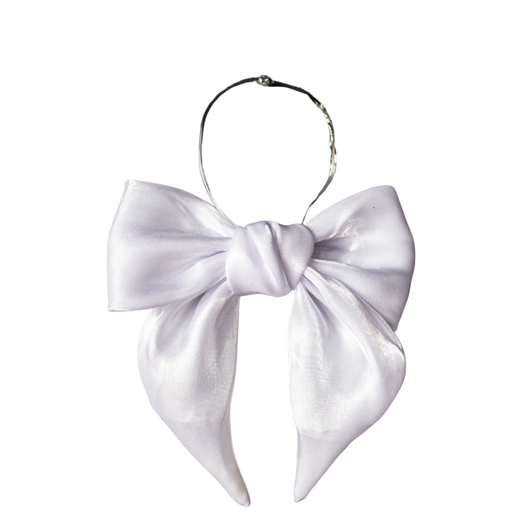 Gauze White Bow | By Luxe B Co.