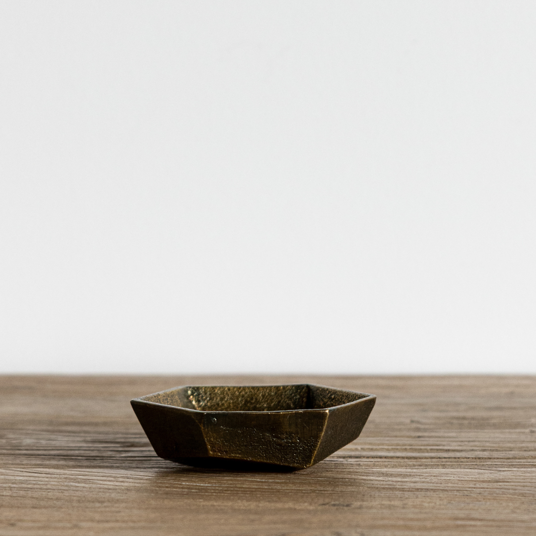 Geo Bronze Catchall | By Luxe B Co.