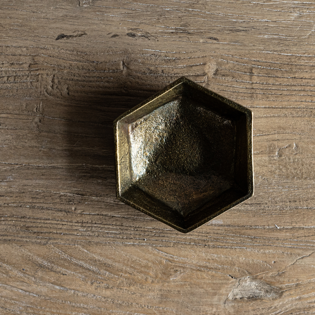 Geo Bronze Catchall | By Luxe B Co.