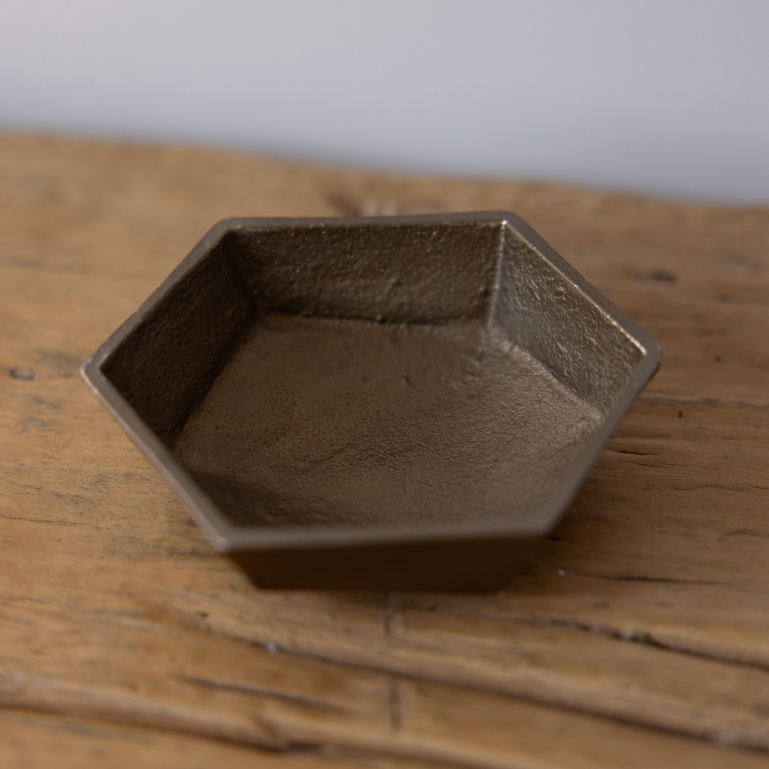 Geo Bronze Catchall | By Luxe B Co.