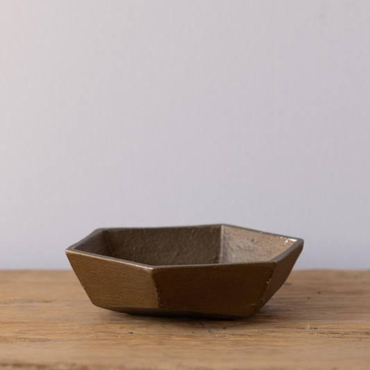 Geo Bronze Catchall | By Luxe B Co.