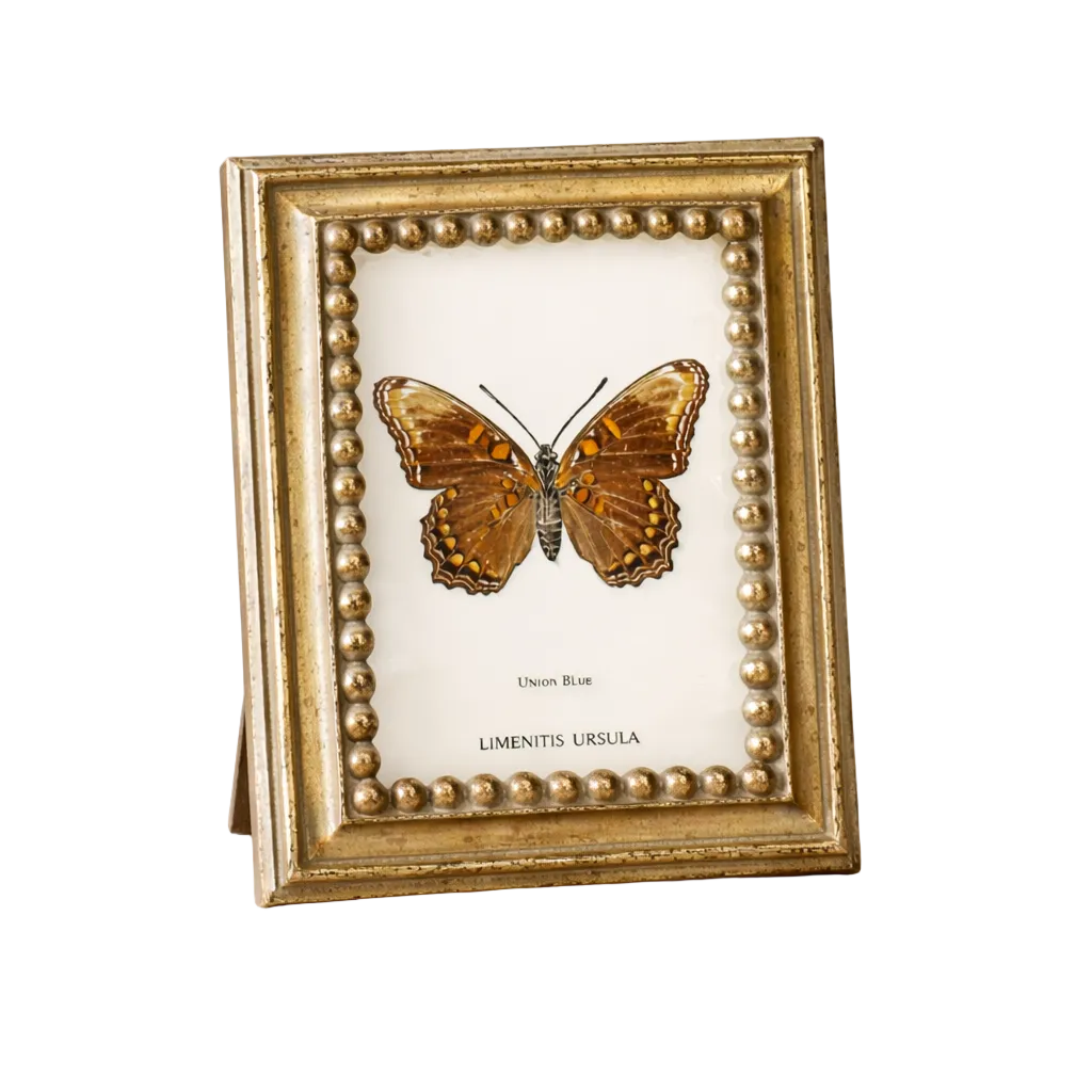 Gold Beaded Rectangle Photo Frame | By Luxe B Co. 