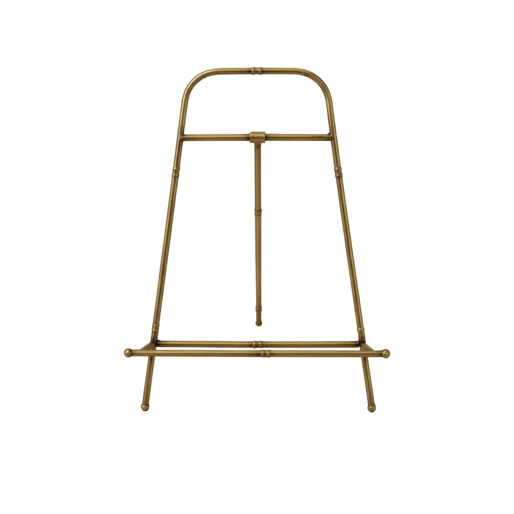 Gold Finish Metal Arched Easel | By Luxe B Co. 