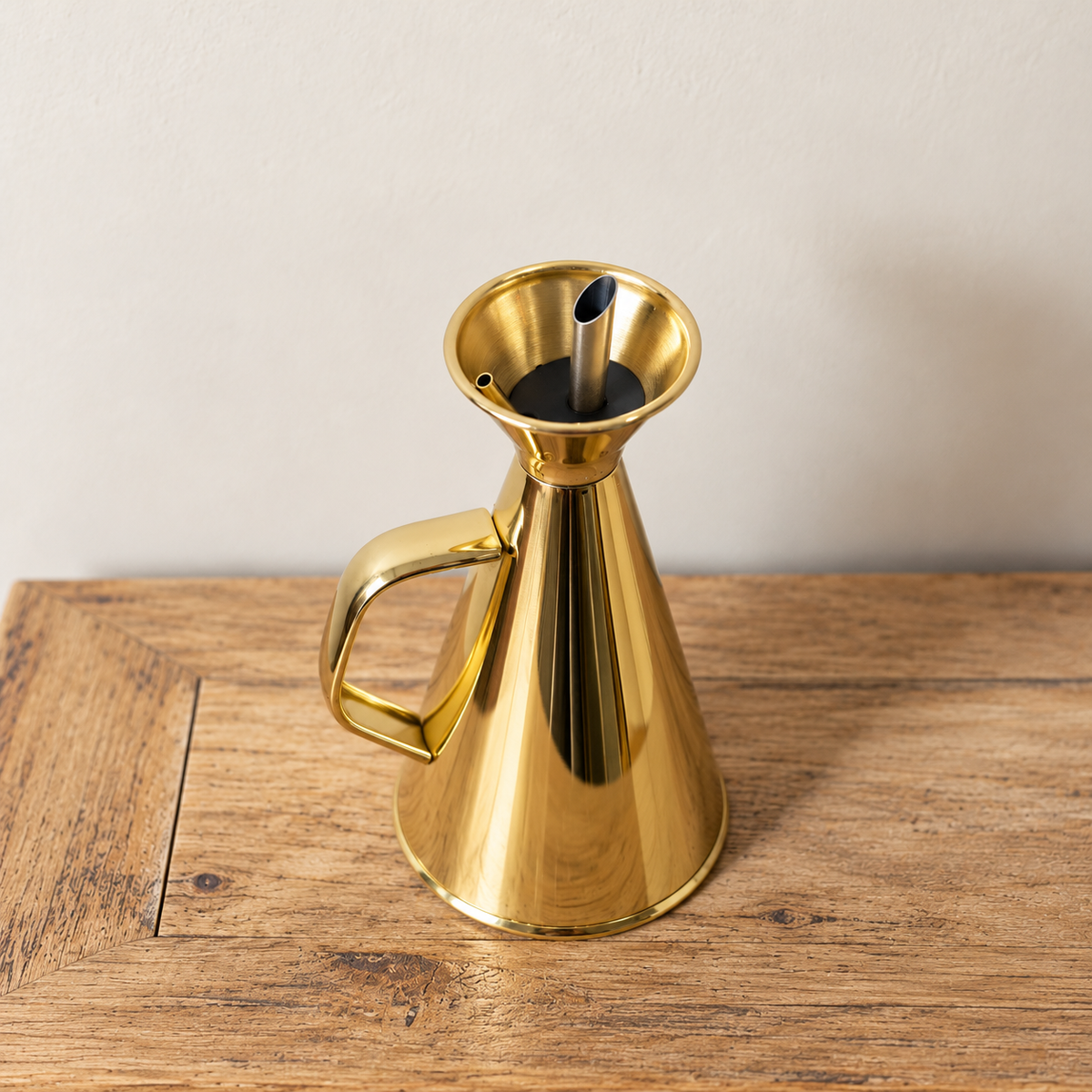 Gold Stainless Steel Olive Oil Cruet By Luxe B Co. 