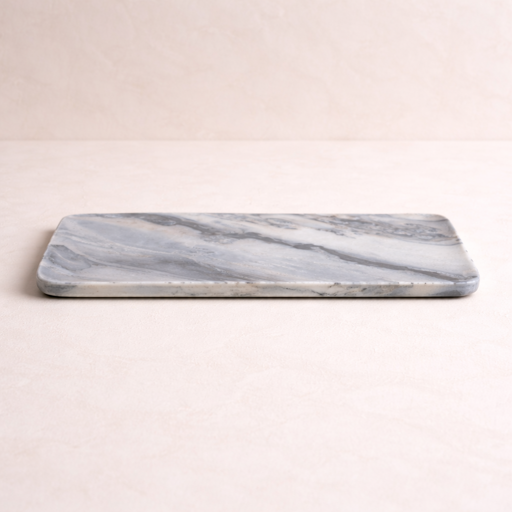 Grey Paleva Decorative Tray | By Luxe B Co. 