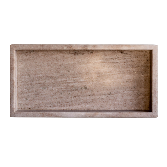 Hand Cut Stone Tray | By Luxe B Co. 