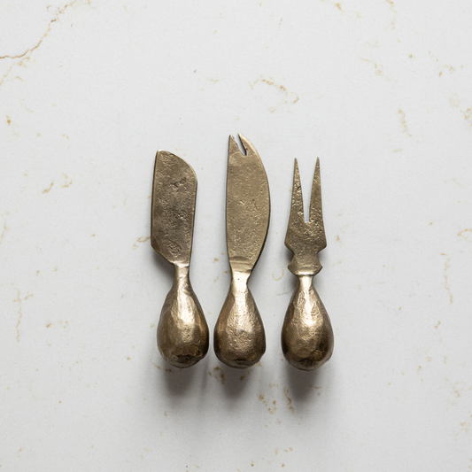 Hand Forged Iron Cheese Knives | By Luxe B Co 