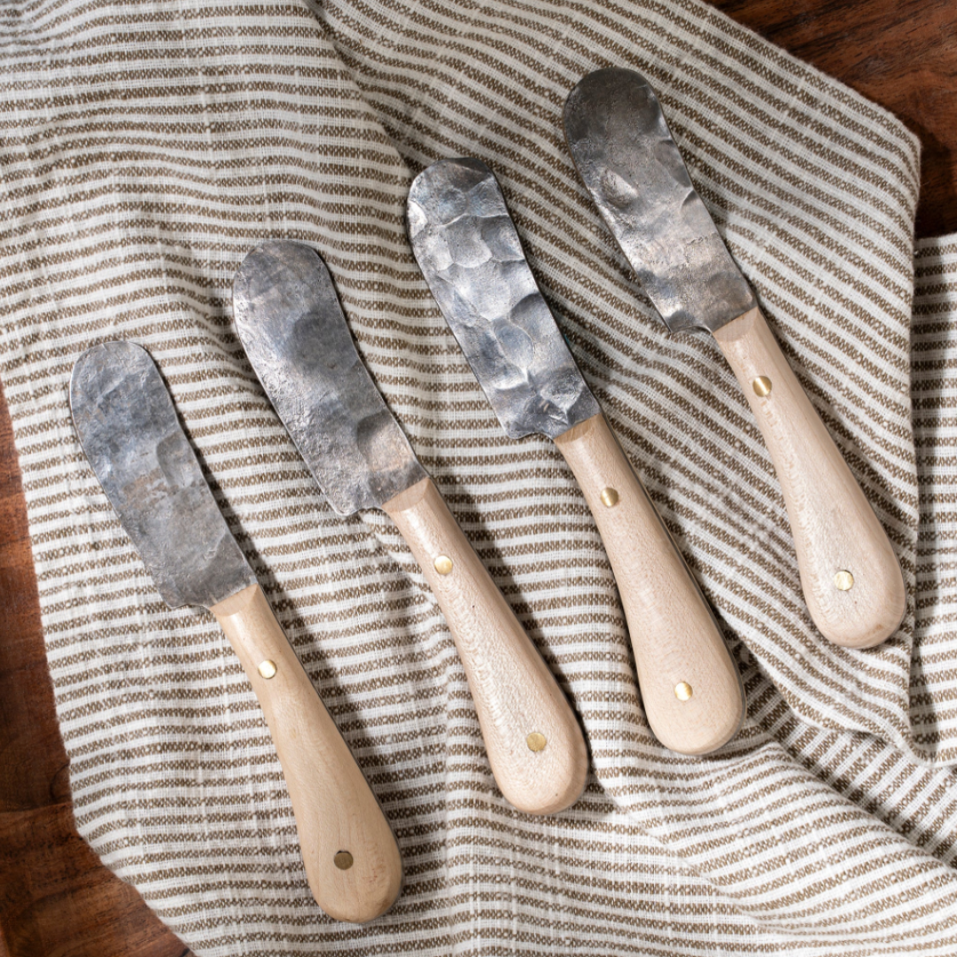Hand Forged Spreaders Set of 4 | By Luxe B Co 
