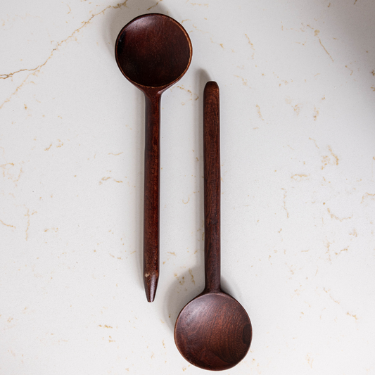 Hazelnut Mango Wood Spoons Set 
| By Luxe B Co.