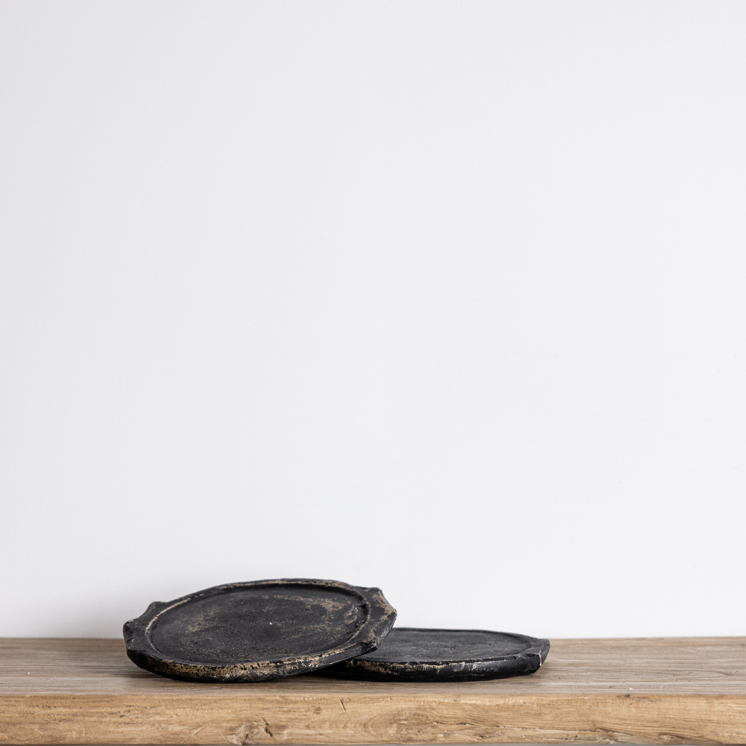 India Stone Village Plate | By Luxe B Co. 
