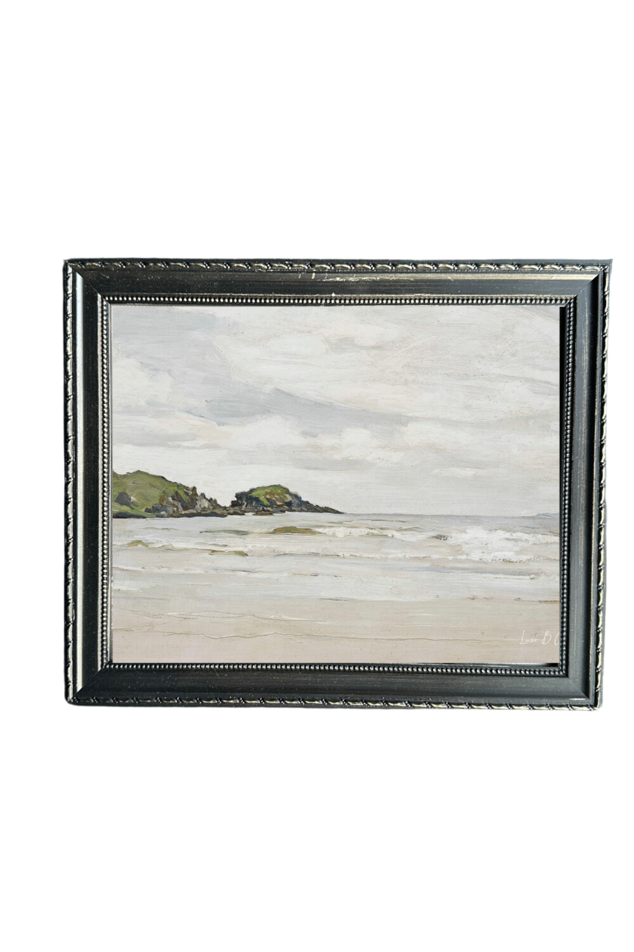 Italian Waterfront | French Country Black Framed Art - Luxe B Co