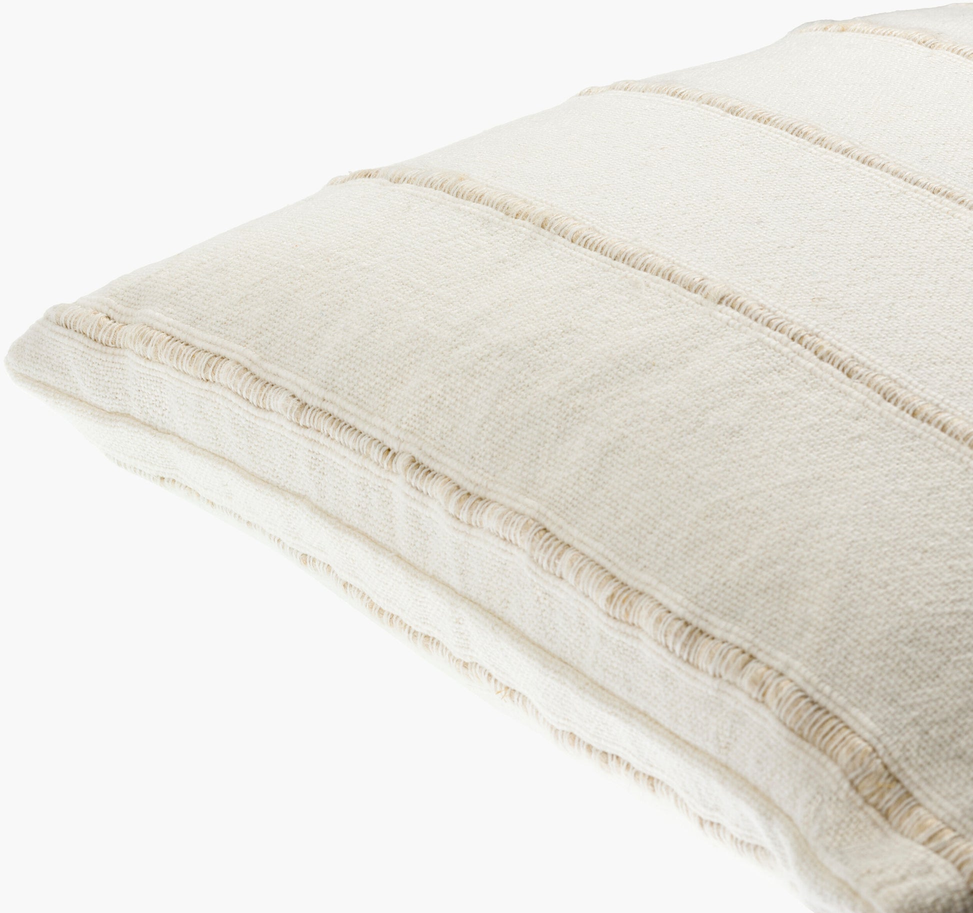 Ivory Sketched Lines Pillow | By Luxe B Co.