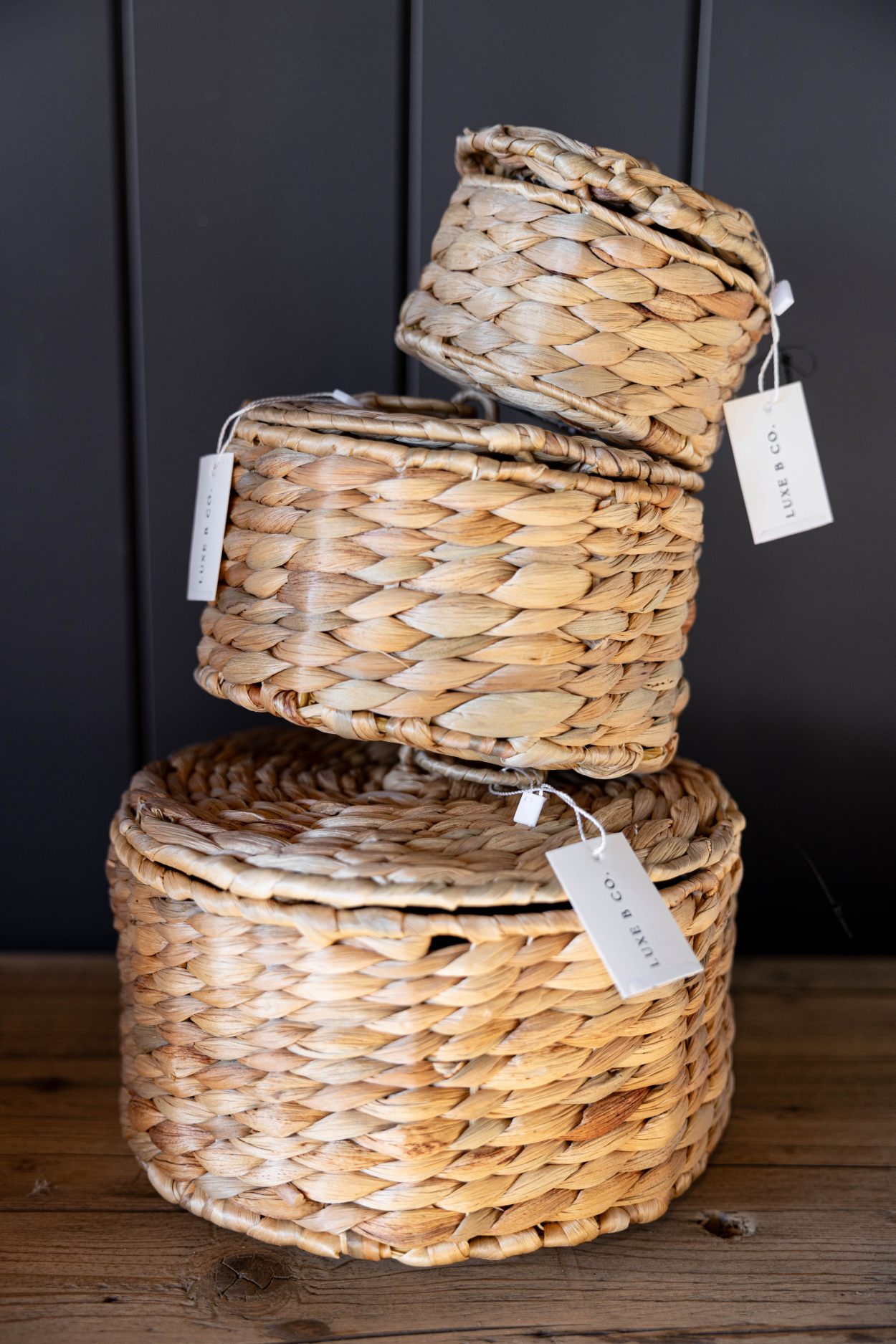 Kea Nesting Water Hyacinth Basket | By Luxe B Co.