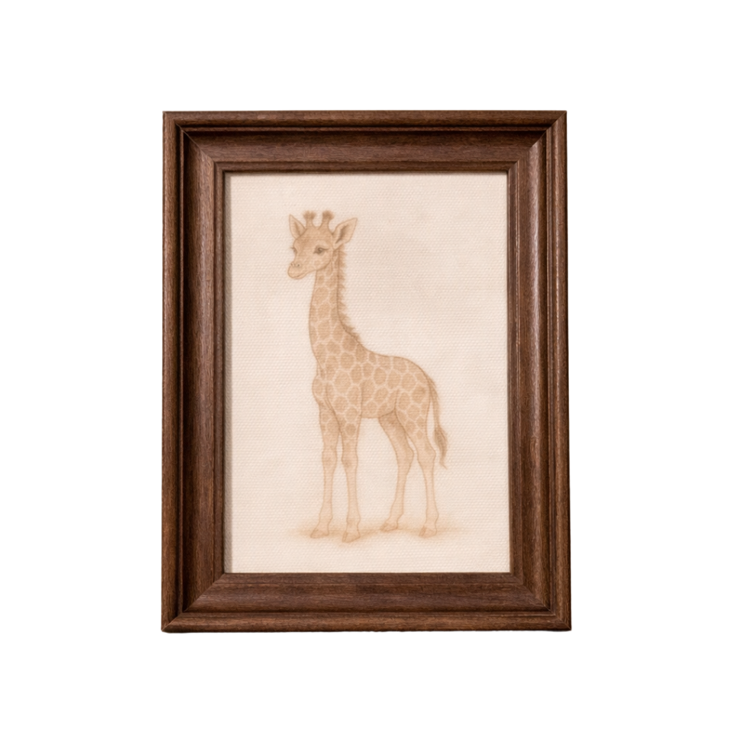 Antique-inspired Westbury framed art by Little Giraffe, featuring elegant classic design with detailed framing.